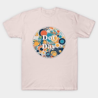 Dot day teacher art student inspire creativity colourful design T-Shirt